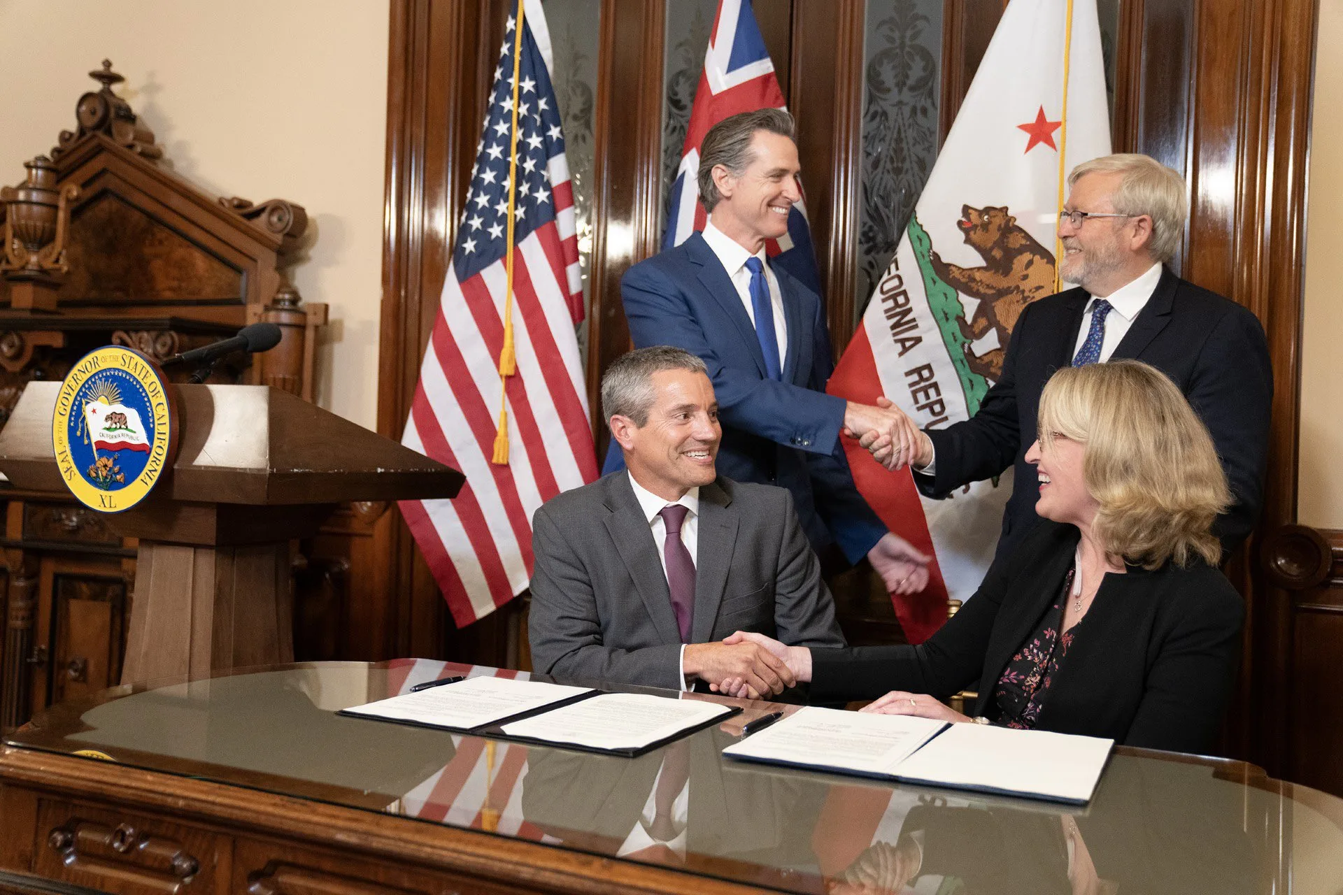 "California & Australia are coming together to fight the climate crisis on a global scale. Through this new partnership, we will collaborate on clean energy, zero-emission transportation, innovative technologies, and more.". Climate disclosure rules for U.S. companies, SEC and California mandates